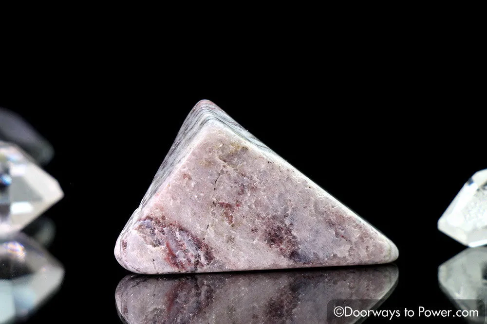 Vitalite Triangle Tumbled & Polished Crystal